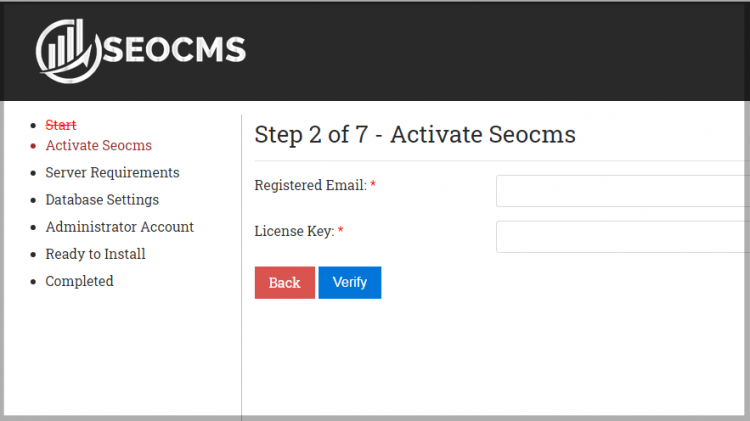 Install SEOCMS